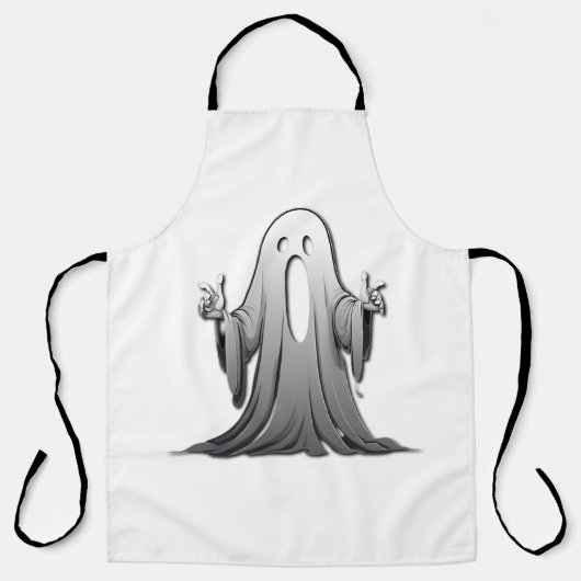 Creepy Ghost of Salem Schürze (Vorderseite)