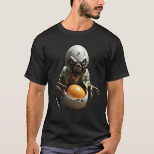 Creepy Ghoulish Egge Kreatur T-Shirt