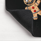 Creepy Gingerbread Cookies For Krampus Xmas Goth H Mousepad (Ecke)
