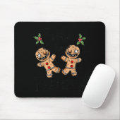 Creepy Gingerbread Cookies For Krampus Xmas Goth H Mousepad (Mit Mouse)