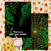 Creepy Gory Green Foliage Dark Night Halloween Spa