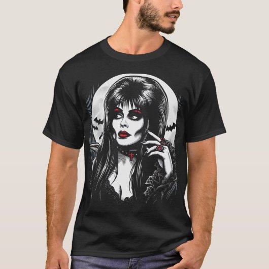 Creepy Goth Girl T-Shirt (Vorderseite)
