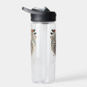 Creepy Goth Spider in Spiderweb Trinkflasche (Rechts)