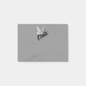 Creepy Gothic Bee Skull Wings Insekt Post-it Klebezettel (Vorderseite)