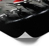 Creepy Gothic Christmas Axolotl Aesthetic Horror N Poster (Ecke)