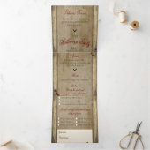 Creepy Gothic Nun QR Code Adult Halloween Dreifach Gefaltete Einladung (Innenseite)