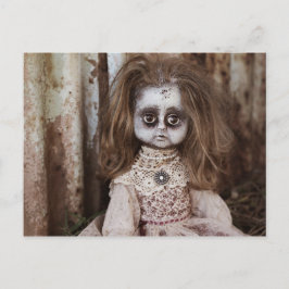 Creepy Gothic Porcelain Puppe Viktorianisch Goth Postkarte