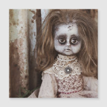 Creepy gotische Porzellan-Puppe viktorianisches