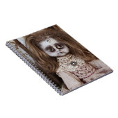 Creepy gotische Porzellan-Puppe viktorianisches Notizblock (Rechte Seite)