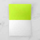 Creepy Green Slime Monster Geburtstag Danke Karte (Innenseite)