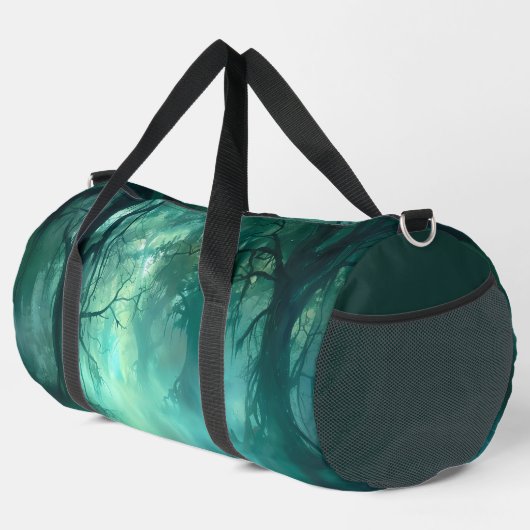 Creepy Green Swamp Duffle Bag (Rechte Ecke)