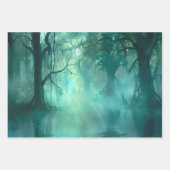 Creepy Green Swamp Geschenkpapier Set (Vorderseite 3)
