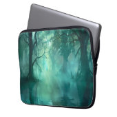 Creepy Green Swamp Laptopschutzhülle (Vorderseite Links)