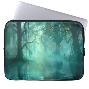 Creepy Green Swamp Laptopschutzhülle