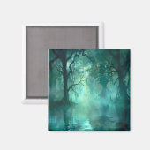 Creepy Green Swamp Magnet (Vorderseite/Rückseite)