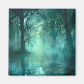Creepy Green Swamp Magnet (Vorne)