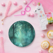 Creepy Green Swamp Pappteller (Party)