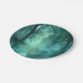 Creepy Green Swamp Pappteller (Schrägansicht)