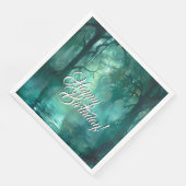 Creepy Green Swamp Serviette (Ecke)