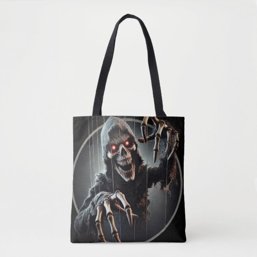 Creepy Grim Sensenmann Horror Tasche (Vorderseite)