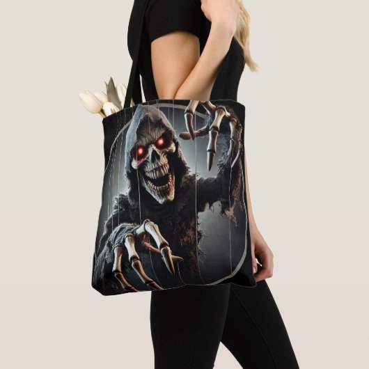 Creepy Grim Sensenmann Horror Tasche (Von Nahem)