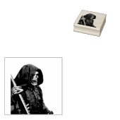 Creepy Grim Sensenmann mit Scythe Gummistempel (Stempel)