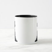 Creepy Grim Sensenmann Skeleton & Scythe Tasse (Zentrum)