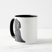 Creepy Grim Sensenmann Skeleton & Scythe Tasse (Vorderseite Links)