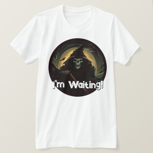 Creepy Grim Sensenmann T-Shirt (Design vorne)