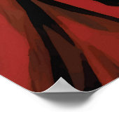 Creepy Grinning Masked Cult Figures Horror Pop Art Poster (Ecke)