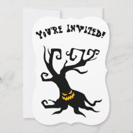 Creepy Grinning Tree Party Einladung