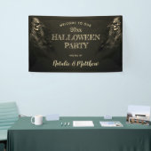 Creepy Hair Skull Halloween-Party Begrüßungsbanner Banner (Messeveranstaltung)