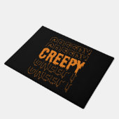 Creepy Halloween Fußmatte (Schrägansicht)