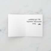 Creepy Hallowe'en Grußkarte Karte (Innenseite)