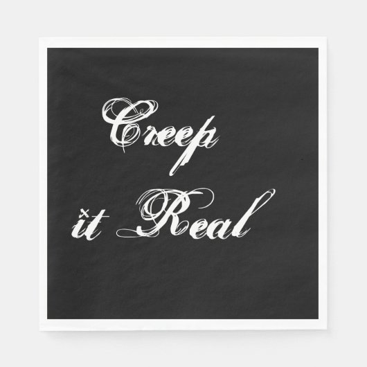 Creepy Halloween Paper Napkin Serviette (Vorderseite)