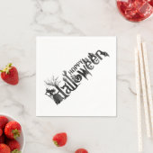 Creepy Halloween Paper Napkins Serviette (Beispiel)