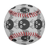 Creepy Halloween-Party Owl Baseball (Rückseite)