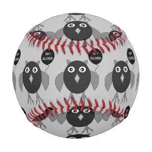 Creepy Halloween-Party Owl Baseball