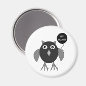 Creepy Halloween-Party Owl Magnet (Vorderseite/Rückseite)