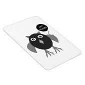 Creepy Halloween-Party Owl Magnet (Rechte Seite)