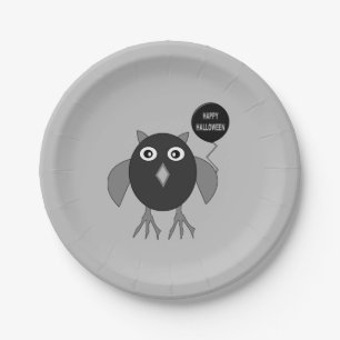Creepy Halloween-Party Owl Paper Party Teller