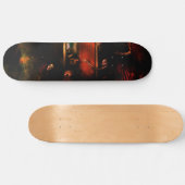 Creepy Halloween Skateboard (Horizontal)