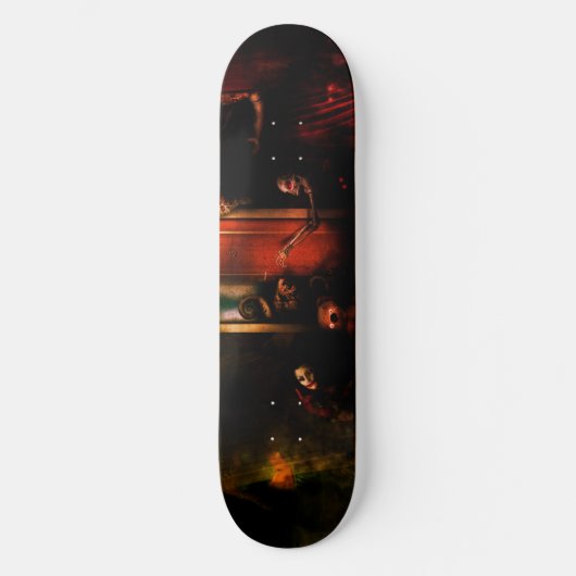 Creepy Halloween Skateboard (Vorderseite)