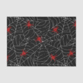 Creepy Halloween Spider Web Seidenpapier (Vorderseite)