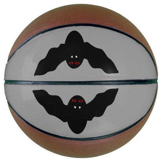 Creepy Halloween Vampire Bat Basketballs (Vorderseite)
