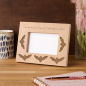 Creepy Halloween Vampire Bat Custom Geätzte Rahmen (Links)