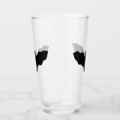 Creepy Halloween Vampire Bat Glas (Links)