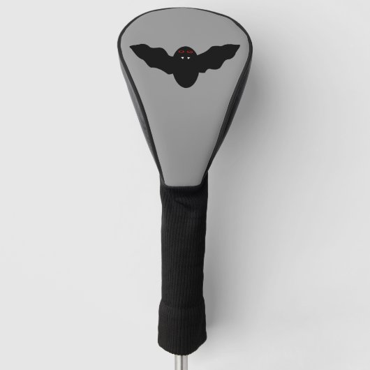 Creepy Halloween Vampire Bat Golf Driver Cover Headcover (Vorderseite)