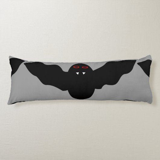 Creepy Halloween Vampire Bat Kissen (Vorderseite)