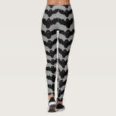 Creepy Halloween Vampire Bat Leggings (Rückseite)